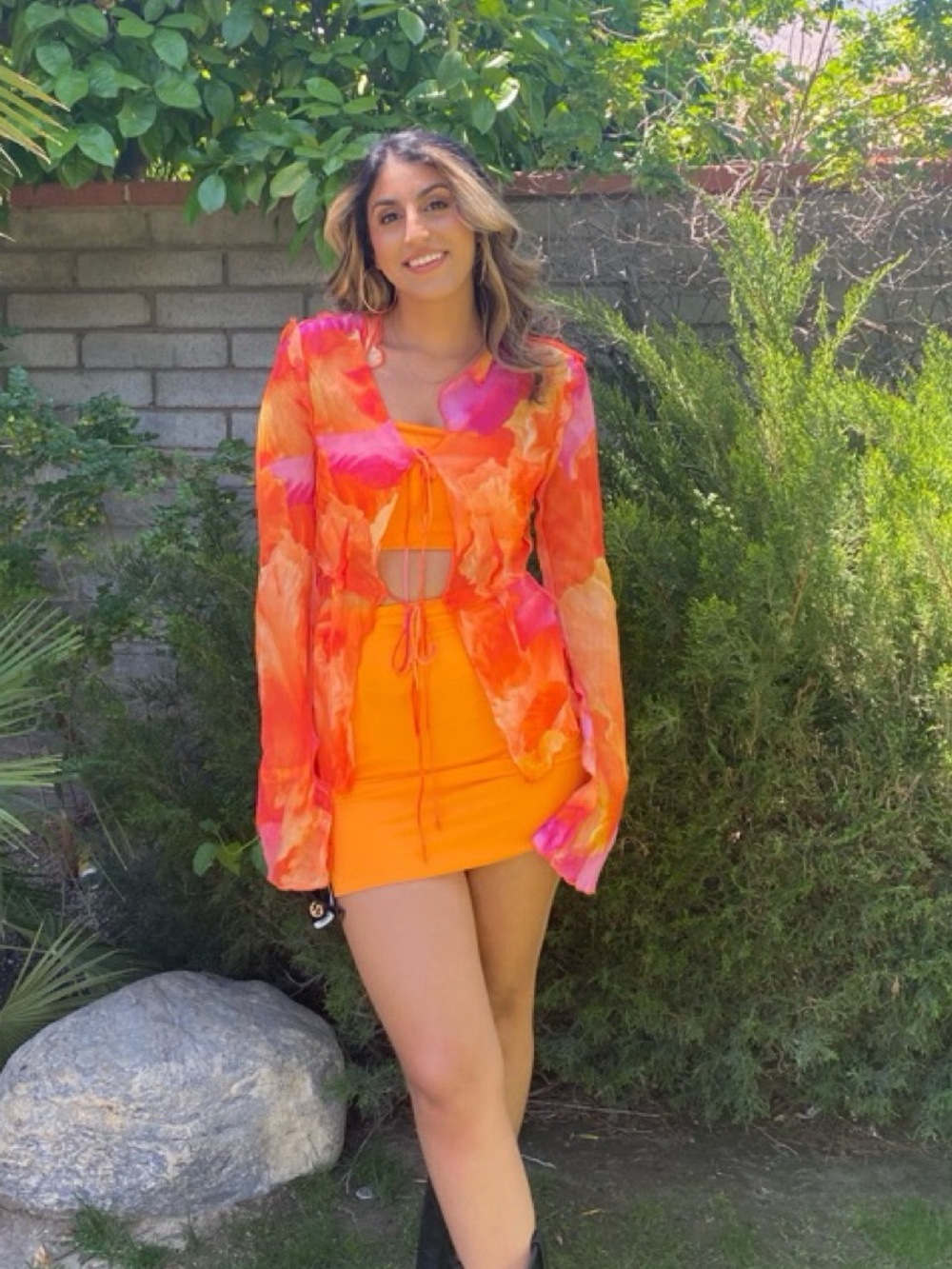 RAT & BOA, FIAMETTA blouse in dreamy sunset - Picture 8 of 11